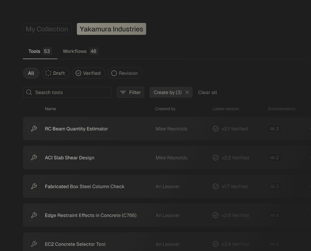 Library of verified engineering automations